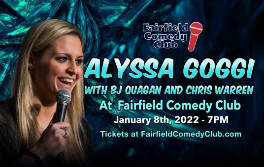 Alyssa Goggi at Fairfield Comedy Club
