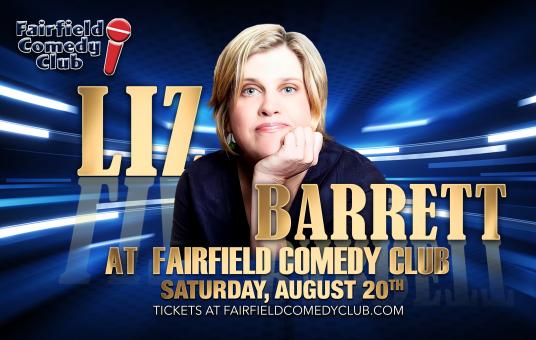 Liz Barrett at Fairfield Comedy Club