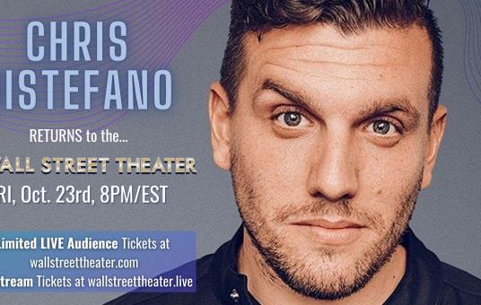 Chris Distefano at The Wall St. Theater LIVE STREAM
